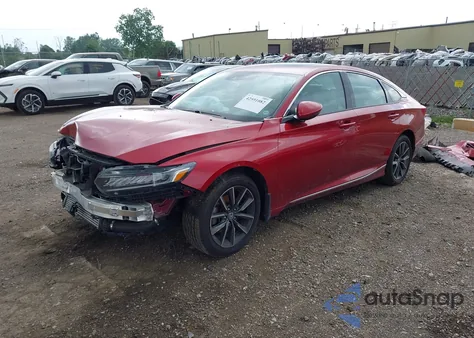 2021 Honda Accord Ex-L из США, поврежденный, VIN 1HGCV1F58MA048841